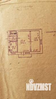 2-к квартира, вторичка, 45м2, 3/3 этаж