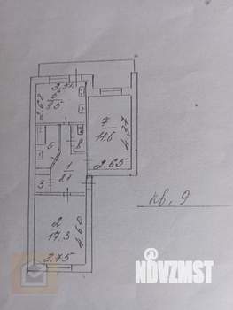 2-к квартира, вторичка, 56м2, 5/5 этаж