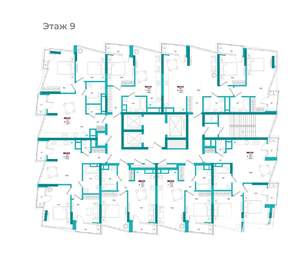 2-к квартира, вторичка, 62м2, 9/24 этаж