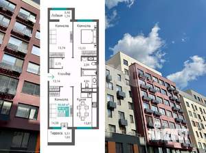 3-к квартира, вторичка, 87м2, 8/8 этаж