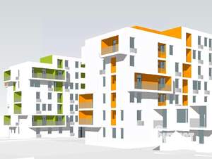 2-к квартира, строящийся дом, 70м2, 6/9 этаж