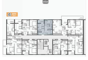 1-к квартира, вторичка, 33м2, 9/9 этаж