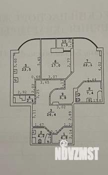 3-к квартира, вторичка, 115м2, 6/11 этаж