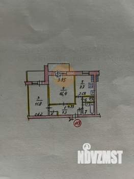 2-к квартира, вторичка, 48м2, 4/9 этаж