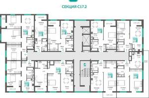 2-к квартира, вторичка, 58м2, 9/16 этаж