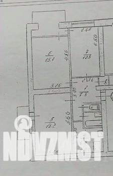 3-к квартира, вторичка, 64м2, 3/5 этаж