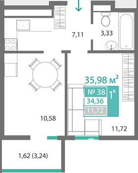 Фото квартиры на продажу (1)