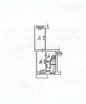 2-к квартира, вторичка, 48м2, 5/5 этаж