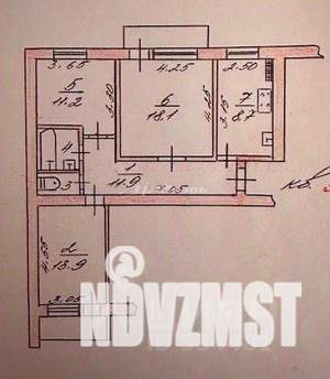 3-к квартира, вторичка, 72м2, 9/9 этаж