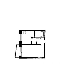 1-к квартира, вторичка, 35м2, 3/9 этаж