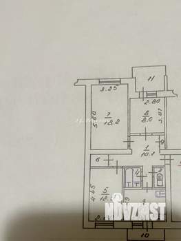 3-к квартира, вторичка, 68м2, 4/5 этаж