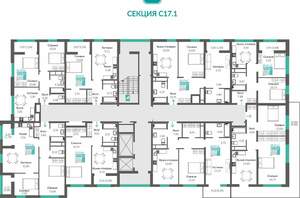 2-к квартира, вторичка, 59м2, 15/16 этаж