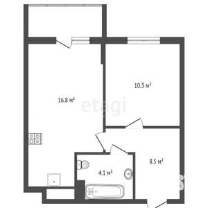 1-к квартира, вторичка, 40м2, 16/20 этаж