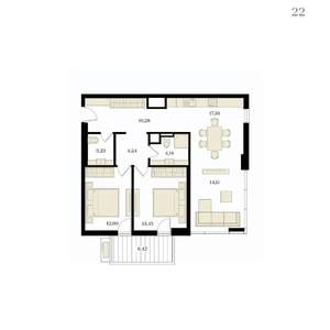 3-к квартира, вторичка, 81м2, 5/12 этаж