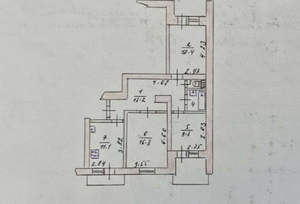 3-к квартира, вторичка, 65м2, 7/10 этаж