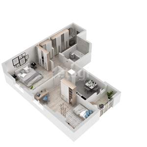 2-к квартира, вторичка, 67м2, 8/16 этаж