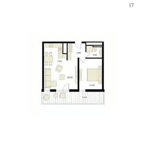 2-к квартира, вторичка, 59м2, 4/12 этаж