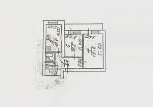 2-к квартира, вторичка, 54м2, 2/5 этаж