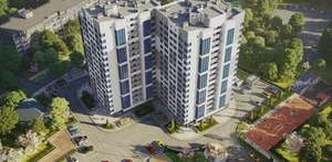 2-к квартира, строящийся дом, 67м2, 2/16 этаж