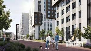 2-к квартира, строящийся дом, 59м2, 12/12 этаж