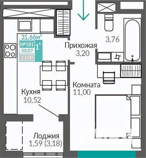 Фото квартиры на продажу (1)