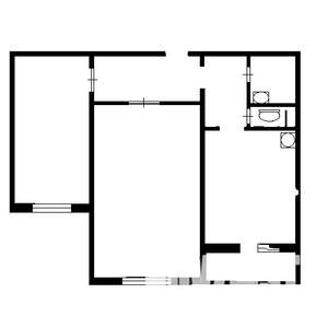 2-к квартира, вторичка, 54м2, 6/10 этаж