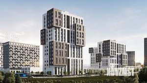 1-к квартира, строящийся дом, 22м2, 8/12 этаж