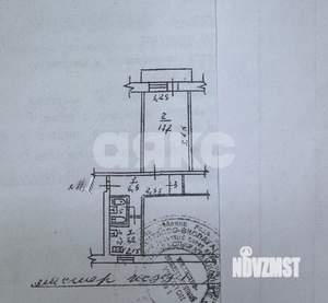 1-к квартира, вторичка, 33м2, 5/5 этаж