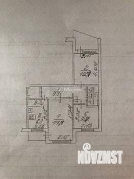 3-к квартира, вторичка, 66м2, 2/9 этаж